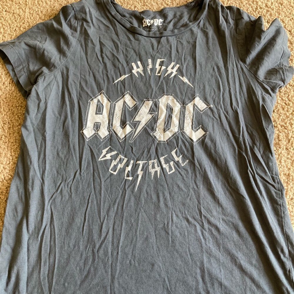 Womens AC/DC High Voltage Tshirt
